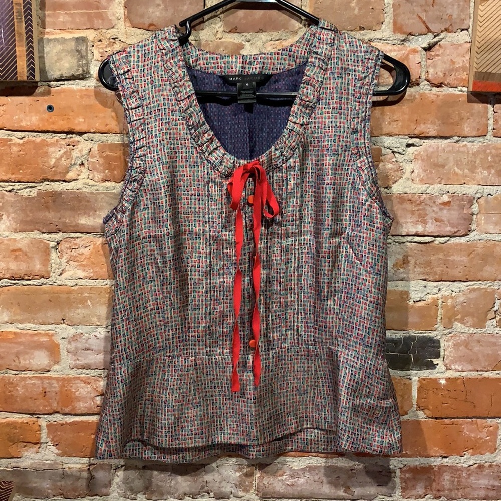 Moving Sale! Marc Jacobs Squares with Red Bow Top